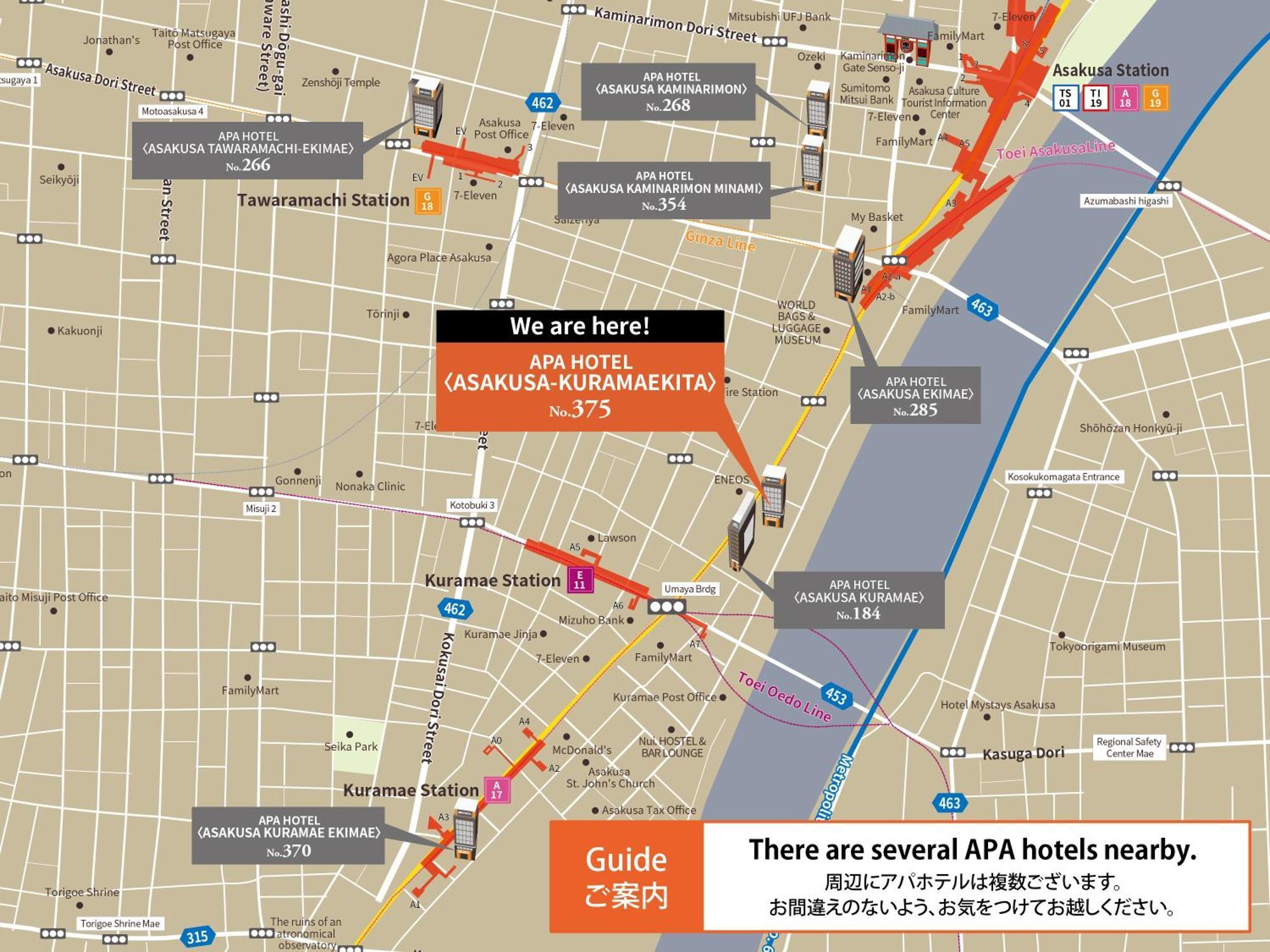 Apa Hotel Asakusa Kuramae Kita Tokyo Eksteriør billede